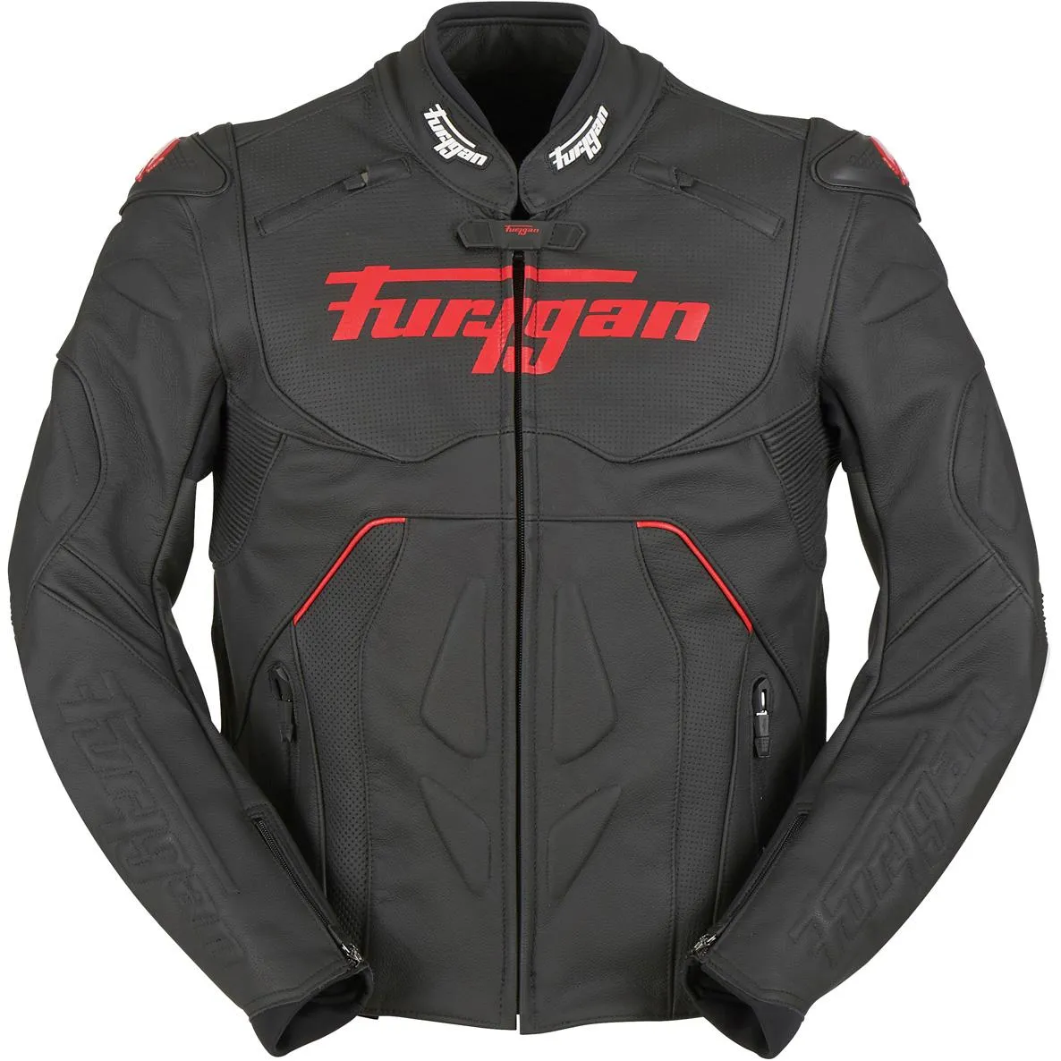 Blouson RAPTOR EVO FURYGAN Noir/Blanc/Rouge - MAXXESS.FR, Blouson moto cuir